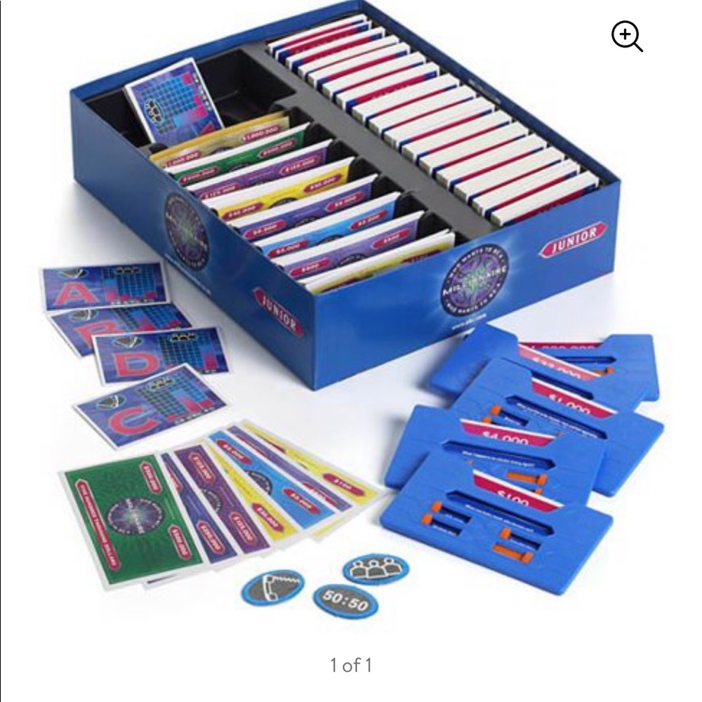 Who Wants to Be a Millionaire Jr. board game